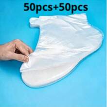 100/50/200pcs Moisturizing Foot Masks - Disposable, Soft And Comfortable, Suitable For Daily Use | Nourishing Ingredients, Smooth Foot Care - Multicolor - View 14