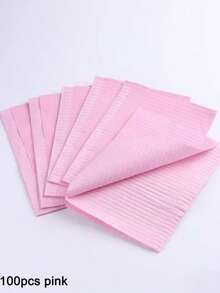 Disposable Pink Nail Table Mat 3-Layer Waterproof Cleaning Paper Foldable Multi-Function Beauty Tattoo Dental Cover Cloth Waterproof Tablecloth Cleaning Nail Napkin Nail Supplies - Multicolor - View 10