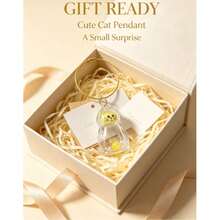 Transparent Cat Fur Memorial Storage Bag Pendant, Kitten Memorial Gacha Pet Hair Collector Capsule Keychain - Charm - View 1