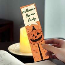 30pcs Cartoon Halloween Bookmarks, Doodle Bookmarks, Reading Bookmarks, Birthday And Christmas Gifts - View 5