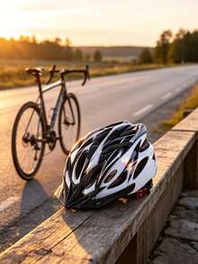 1 buah Helm Sepeda Dewasa untuk Jalan Raya/Gunung, Tali Pengatur Ultraringan, Visor Lepas Pasang, Lapisan Busa EPS Lembut, Lubang Ventilasi Ganda, Cocok untuk Bersepeda Luar Ruangan Harian - MultiWarna - View 7