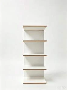 Wall-Mounted No-Drill Storage Shelf With Hooks, Multi-Layer Bookshelf Display Rack For Study, Bedroom, Living Room - Multicolor - View 7
