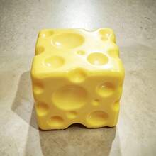 Giant Cheese Cube Stress Ball, Large Cheese Squeeze Ball, Stress Relief Toy, ASMR Sensory Anti-Stress Product, Christmas Gift, Squish>Barato, Dumpling Surprise - Multicolor - View 13