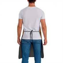 1件廚房圍裙，仿虎皮毛條紋印花，適用於居家烹飪烘焙 - 彩色 - 查看 6