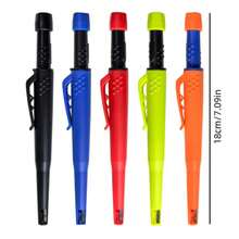 2.8mm Mechanical Carpenter Pencil Set, Includes 12 Replacement Leads, Solid Deep Hole Carpenter Pencil Marking Tool, Built-In Pencil Sharpener, Suitable For Construction (1 Pencil + 2 Boxes Of Leads) - Sets - View 5