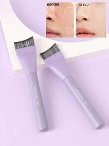 GUOXIAONIU Crescent Foundation Brush, Korean Makeup Brush Spatula Facial Brush For Liquid Foundation, Premium Face Makeup Brush For Blending Cream - One-swipe Seamless - View 5