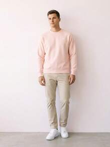 Nike Men's Sports & Outdoor Hoodies Versatile Warm Lightweight Weekend Sports Commuting Pink BV2662-664 - Washed Coral/White - View 5