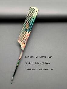 Pointed Tail Comb, Men's Hair Comb, Women's Hair Comb, Multiple Styles Available, Salon Professional Hair Comb, Hairdresser Cutting Comb, Home Hair Styling Comb - Multicolor - View 3