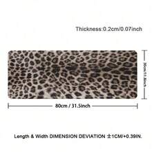 Leather Desk Pad Protector Simulation Grey Leopard Print Pattern Design INS Cool Leather Mouse Pad Office Desk Mat Waterproof Non-Slip PU Desk Blotter Pad Gaming Esports User - View 14
