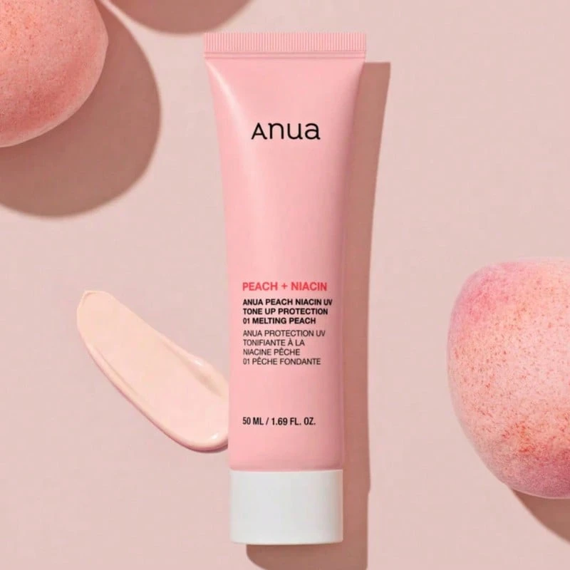 Anua - Peach Niacin UV Tone Up Protection 01 Melting Peach 50ML - Peach Niacin - View 1