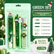Hasbro Christmas Best-Seller Highly Attractive 6-Piece Stationery Set Student Stationery Gift Learning Reward Small Gift - Multicolor - View 2