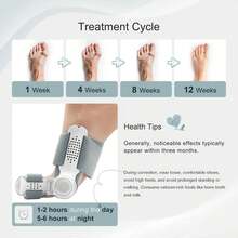 Almohadilla de corrección para hallux valgus, corrector de dedos, separador de dedos giratorio, almohadilla de corrección para hallux valgus del dedo gordo, universal para pies izquierdo y derecho, correa de corrección para superposición de dedos, corrector de hallux varus. A3ZA - 1PC - Ver 5