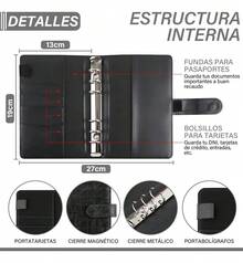 Accounting Ledger Book - Black | Office Folders - View 3