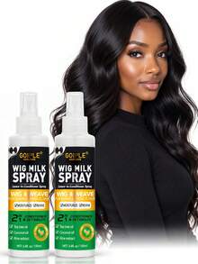 Goiple 2pcs 3.4 Fl Oz/100ml Wig Care Solution, Wig Care Product, Heat Protection Spray, Smooth Leave-In Conditioner, Easy To Comb, Brighten And Extend The Life Of Synthetic Wigs, Cosplay Wigs, And All Types Of Wigs - Wig Care Products - View 3
