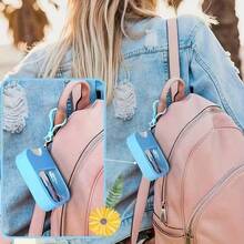 1/2/3Pcs Mini Aromatherapy Spray Bottle Keychain, Fragrance Alcohol Hand Sanitizer Spray, Backpack & Car Accessory, Christmas Gift For Friends - Multicolor - View 4