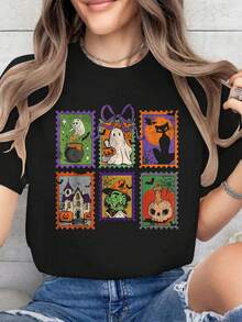 Women T-Shirts - Black 4 - View 1