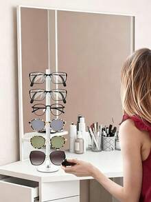 1pc Acrylic Glasses Display Stand, Optical Store Display Prop, Fashion Glasses Display Stand, Prescription Glasses Display Stand - Multicolor - View 2