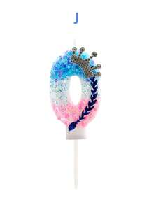 Snowflake Gradient Crystal Crown Blue Woven Style Birthday Number Candle, Autumn Decor, Souvenir, Camping, Kitchen, Christmas, Party Gift, Kitchenware, Home Decor & Accessories, Party Decoration & Supplies - View 21
