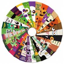 30pcs Cartoon Halloween Bookmarks, Doodle Bookmarks, Reading Bookmarks, Birthday And Christmas Gifts - View 10
