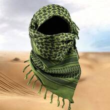 1PC Camouflage Headscarf Or Scarf, Unisex, Tactical Mesh Camouflage Scarf, Motorcycle Face Mask, Cycling Accessory Autumn/Winter Headscarf, Suitable For Sports And Other Outdoor Activities - Multicolor - View 5