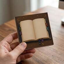 Vintage Magic Spell Book Sticky Notes Set - 4 Packs, 50 Sheets Per Book, 3x3 Inches - Dark Sky Academy Style Memo Paper, Suitable For Journaling And Office Reminders - Unique Stationery Gift For Fantasy Lovers - one-size - View 7