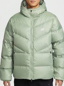 Nike Men's AS M NK WINDRUNNER STMNT Down Jacket Thick Down Jacket - Short HQ7791-370 - Green - View 5