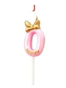 Pink 3D Gold Bow Birthday Number Candle, Autumn Decor, Souvenir, Camping, Kitchen, Christmas, Party Gift, Cookware, Home Decor & Accessories, Party Decoration & Supplies - View 21