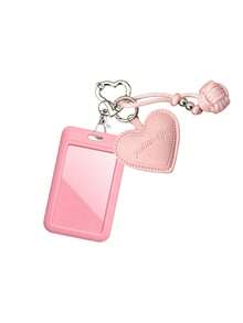 Love Hanging Rope Card Holder, Cute Girl Style Student Campus Card Holder, Bus And Subway Access Control Card Protective Cover - Multicolor - View 12