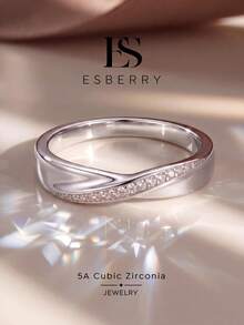 1pc Intertwined Glowing Ring, Exquisite Women's Jewelry, Suitable For Balls, Parties, Dates, Holidays, Anniversaries And Other Special Occasions - Intertwined Light Ring - View 1