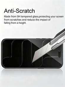 3 Packs Privacy Tempered Glass Screen Protector, Compatible With Iphone 18 Pro/18 Pro Max/17/15/16/14/11/12/13 Pro Max, Anti-Spy Tempered Glass, For XS Max/XR/X/15/7/8 Plus, Birthday Gift, Anti-Spy Phone Screen Protector For Family And Friends, Phone Accessories - 3Pcs High Defxinition - View 4