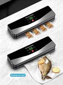 Wireless Vacuum Sealer With LED Display And Multiple Modes, Powerful Suction For Dry/Wet Foods, Supports Multi-Package Sealing, Rechargeable Long-Lasting Battery, 31cm Compact Kitchen Tool For Meat, Vegetables And Snacks Preservation - C715 - View 6