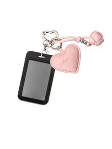 Love Hanging Rope Card Holder, Cute Girl Style Student Campus Card Holder, Bus And Subway Access Control Card Protective Cover - Multicolor - View 14