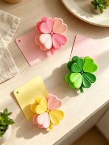 1pc Highly Attractive Clover Magnetic Seal Clip, Multi-Clip Integrated Design, Can Adhere To Refrigerator, Seal Snack Bags, Clip Notes And Receipts, Cute Multifunctional Storage Clip For Kitchen And Home - Multicolor - View 6