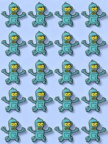 10/20/30/40/50pcs Cartoon Robot Brooch Classic Design High Recognition Small Exquisite Texture Durable Aesthetic Pin For Clothing Backpack Collar Unique Style Suitable For Collection Gift Niche Lapel Pin - Multicolor - View 5