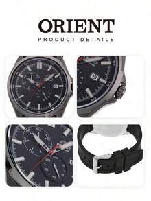Orient Sports 系列男士自動機械腕錶，黑色錶盤，型號 RA-AK0605B10B - 黑色 - 查看 6