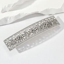 1 buah Jepit Rambut Rhinestone Vintage - Aksesori Ekor Kuda Paduan Elegan untuk Wanita, Hiasan Rambut Manis untuk Pemakaian Sehari-hari - MultiWarna - View 3