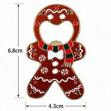 Christmas Bottle Opener Santa Claus Reindeer Gingerbread Man Bottle Opener Fridge Magnet Christmas Hanging Decoration - View 10