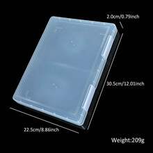 Double Buckle Large Capacity Fake Nail Storage Box Transparent Nail Art Storage Box - Dust-Proof, Portable Press-Type Nail And Accessory Storage Box Display Box Nail Salon Organizer - Multicolor - View 9