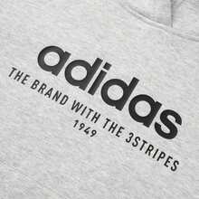 Adidas New Women's Casual Comfortable Sports Hoodie Sweatshirt - Light Grey - View 4