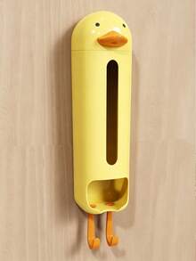 1 Buah Dispenser Penyimpanan Gantung Dinding Berbentuk Bebek, Gaya Kontemporer, Bentuk Vertikal Plastik, Desain Tarik Keluar, Organizer Penyimpanan Pakaian Dalam dan Kaus Kaki Tanpa Pengeboran, Untuk Lemari, Kamar Tidur, dan Skenario Penyimpanan Sehari-hari di Rumah - MultiWarna - View 6