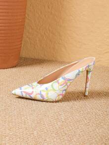 Women Sexy Fashion Solid Color Commuter Glossy Party Shallow Pointed Toe Stiletto High Heel Casual Versatile Multi-Color Pumps - Multicolor - View 7