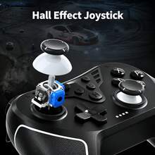 A Wireless Controller Compatible With Switch, Switch OLED, Switch Lite, PC. Features Hall-Effect Joysticks, Dual Vibration Motors, A 6-Axis Gyroscope, Macro Programming, Turbo Mode, One-Touch Wake-Up, And Screenshot Functionality. Ergonomic Design. - View 2