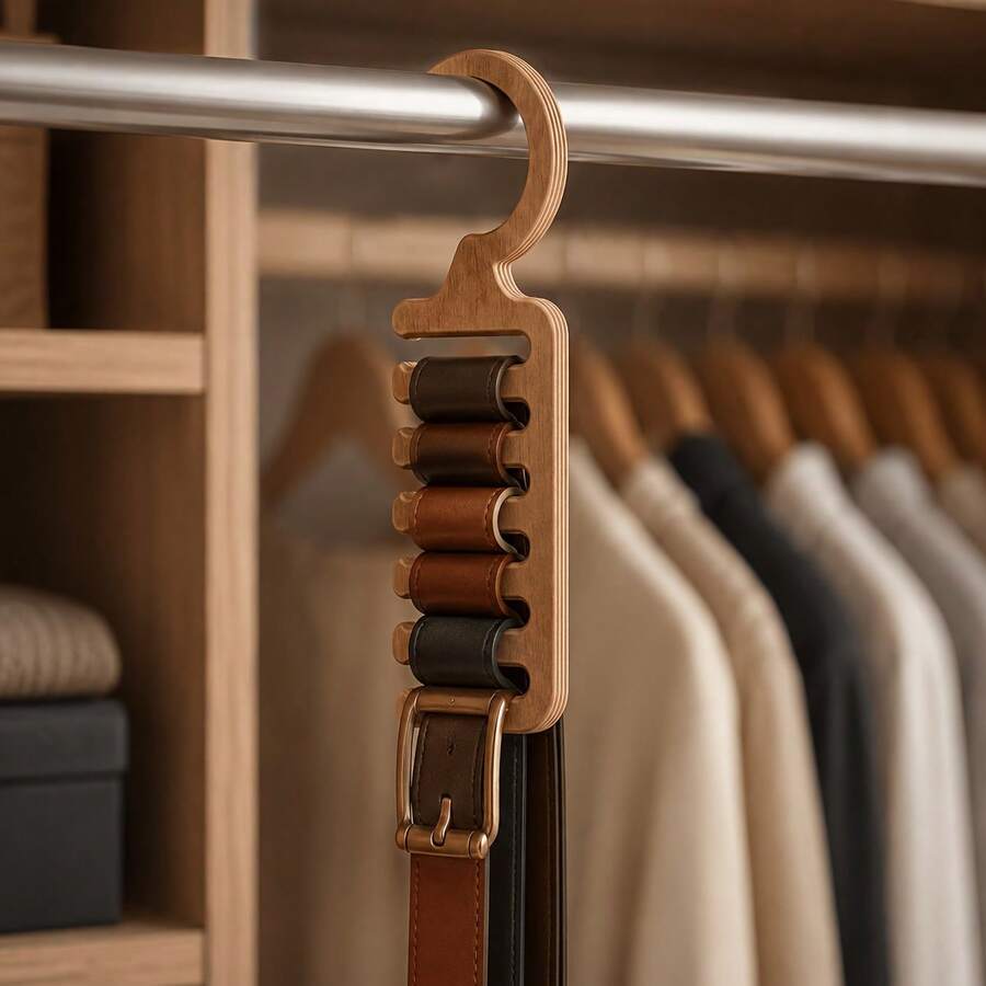 Vertical Multi-Layer Space-Saving Plastic Hanger Hooks Minimalist Style Tie Belt Scarf Storage Hook Dormitory Space Optimization Essential Behind Door Entryway Organizer Camisole Strap Accessory Hanging Rack Bedroom Closet Organization Tool Modern Home Decor Practical Housewarming & Mother's Day Creative Gift Useful Gift For Boyfriend Father - Multicolor - View 1