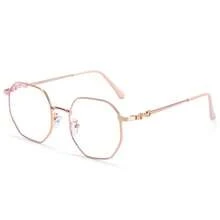 A Pair Of Cat-Eye Metal Stylish Sexy Solid Color Photochromic Glasses, Suitable For Daily Use - Clear - View 3