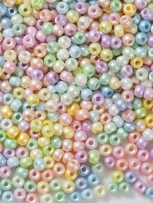 400 Pcs Pearl Beads For Jewelry Making,4mm Round Pearls For Bracelets Making Kit Small Pearl Filler Beads With Hole For DIY Craft Necklace Earrings - 4mm Pear Beads-400pcs - View 8