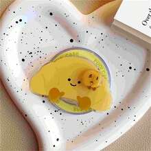 1pc Cute Fast Food Dessert Shape Magnetic Phone Grip, 360° Rotatable Cartoon Phone Ring Holder, Anti-Drop Universal Smartphone Back Stand, Kawaii Food Themed Phone Accessory - Multicolor - View 9