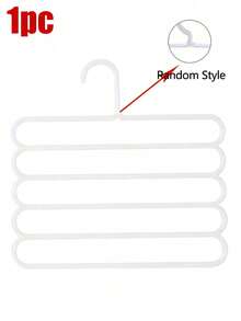 1/3/5/10pcs Gantungan Celana 5 Lapis Multifungsi - Rak Penyimpanan Lemari Multi-Lapisan Plastik Tahan Lama, Cocok untuk Pakaian, Kemeja, dll. - Putih, Rak Penyimpanan Pengatur Pakaian untuk Celana dan Syal, Pengatur Lemari Anti-Selip Hemat Ruang, Rak Dasi Syal Multi-Lapisan, Rak Penyimpanan Pakaian Lemari Portabel, Gantungan Sempurna untuk Penggunaan Sepanjang Tahun - MultiWarna - View 15
