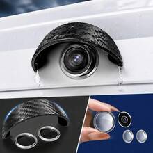 Car Rear View Camera Rain Visor Hood Waterproof Protective Cover Backup Camera Sun Shade Rain Shield Universal PVC Accessories - Rain Cover - View 1