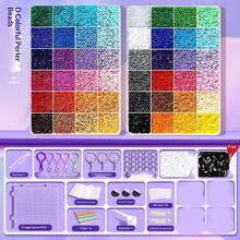 24 Warna/72 Warna - Kit Bahan Manik-manik Perler Fusion Set Lengkap Manik-manik Perler 2,6mm Set Lengkap Alat Kotak Manik-manik Perler Mard Set DIY - MultiWarna - View 8