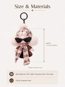 Pop Mart Gantungan Boneka Plush Labubu X SKULLPANDA Don't Want To Think - MultiWarna - View 3